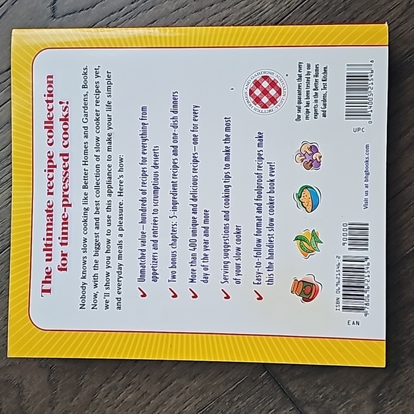 Y2K BETTER HOMES AND GARDEN BIGGEST BOOK OF SLOW COOKER RECIPES 1st EDITION 2002 - Picture 2 of 9